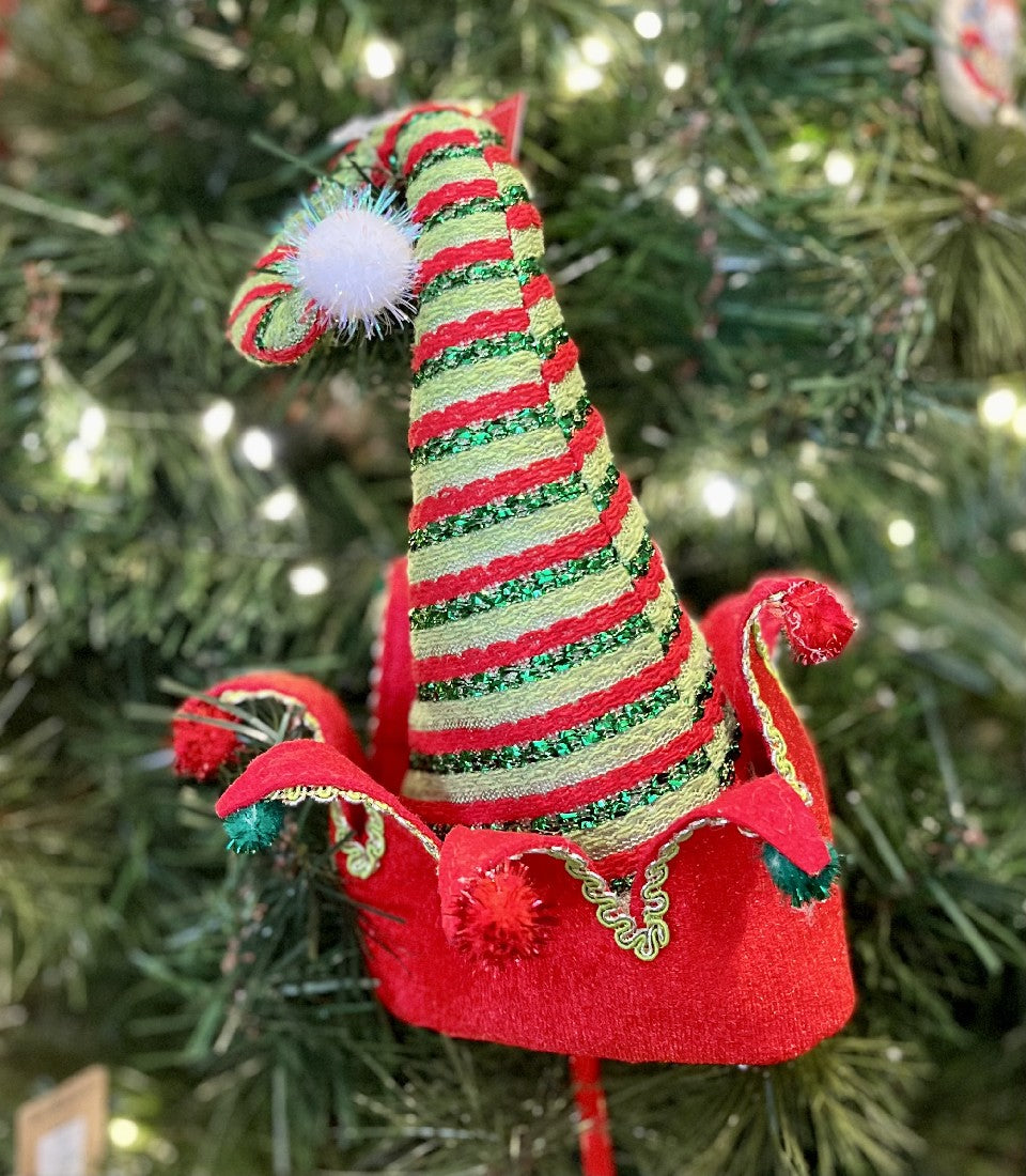 ELF HAT PICK TREE STUFFER SHD8034