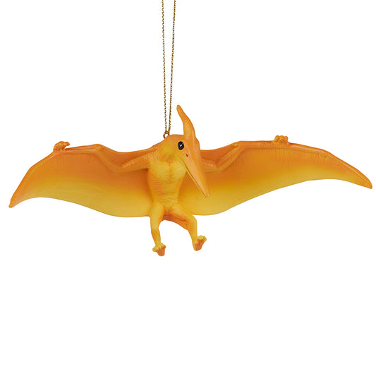 YELLOW PTEROSAUR DINOSAUR HANGING ORNAMENT SHD1002