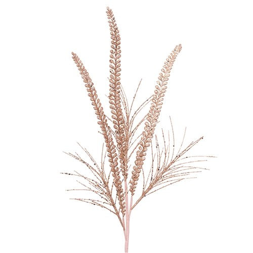 85CM ROSE GOLD GLITTER STEM X420379