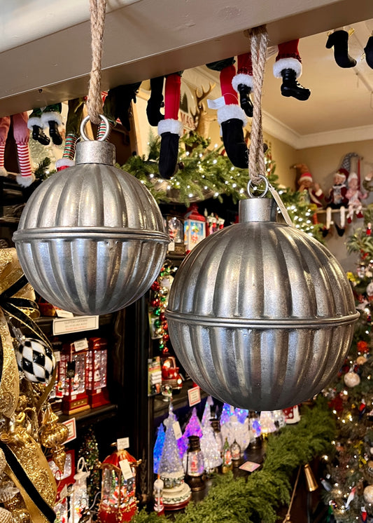 24CM SILVER METAL BELL X440919