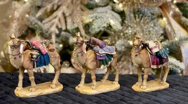 SET OF 3 CAMELS FOR NATIVITY 16CM NST9490