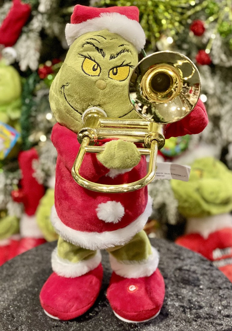 ANIMATED GRINCH WITH TROMBONE XGR33
