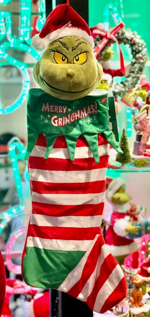 ANIMATED GRINCH STOCKING XGR39