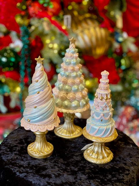 PINK BLUE MERINGUE CAKE TREE XCD201