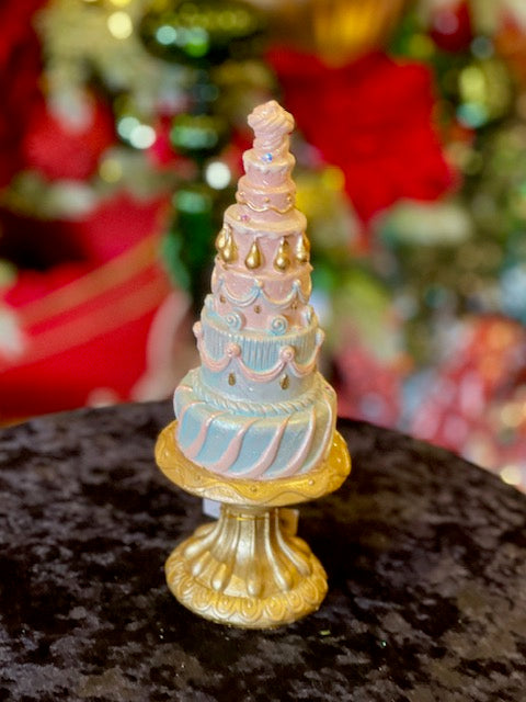 PINK BLUE TIERED CAKE TREE XCD204