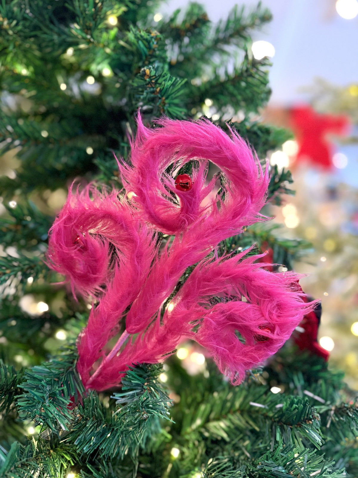DK PINK FLUFFY CURLY PICK XGF22