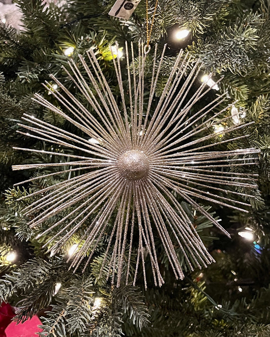 CHAMPAGNE STARBURST HANGING ORNAMENT 4258065A SG