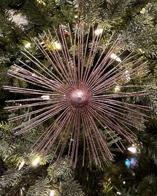 ROSE GOLD STARBURST HANGING ORNAMENT 4258065MG