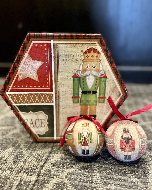 BOX OF 14 NUTCRACKER BAUBLES 4276424