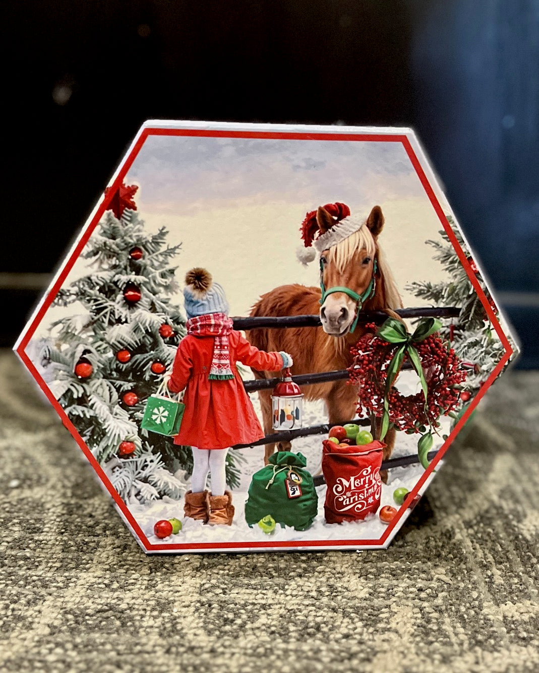 BOX OF 14 HORSE BAUBLES 4296444