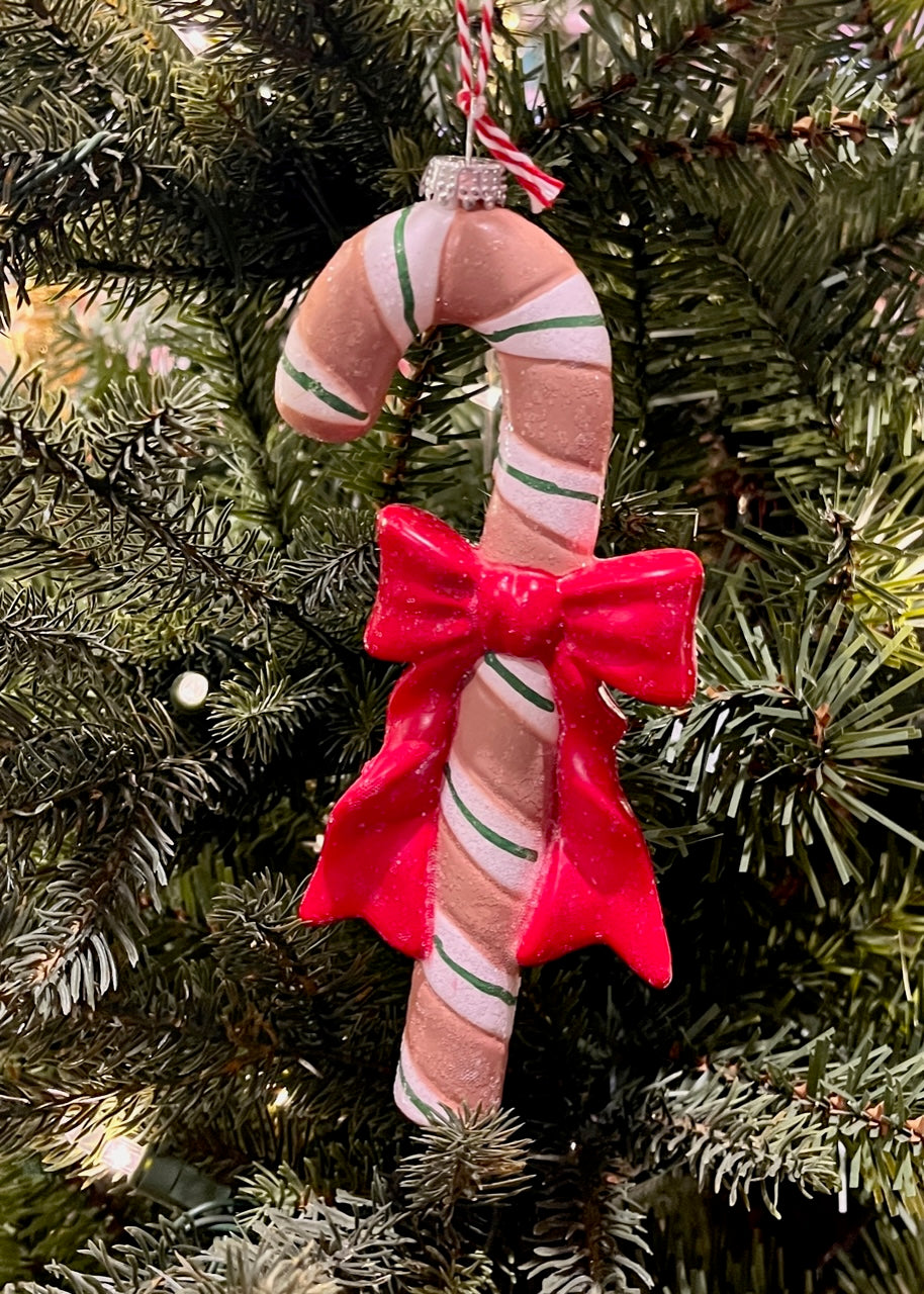 Candycane Gingerbread Hanging Ornament SSP200