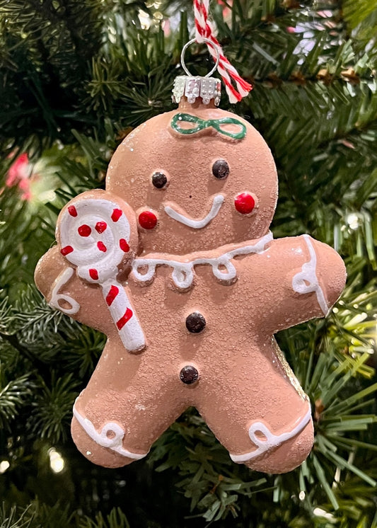 Gingerbread Man Hanging Ornament SSP202
