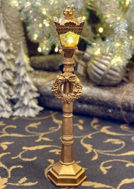 GOLD LED LAMP POST 50CM SSW408