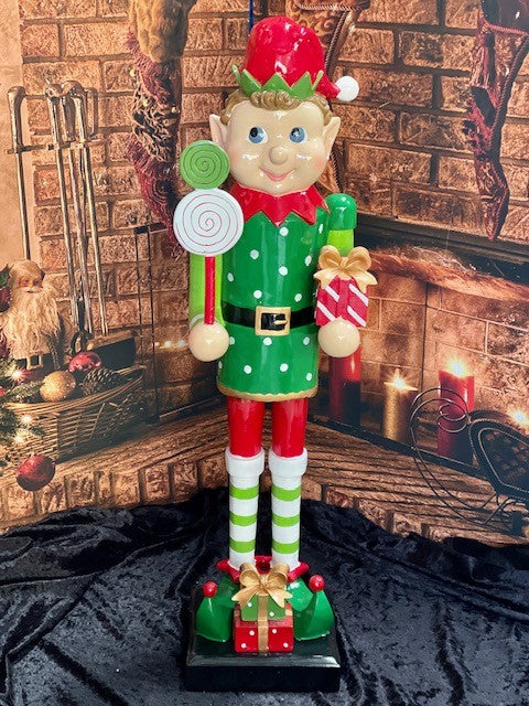 93CM ELF NUTCRACKER GSI009 (IN STORE ONLY PICK UP)