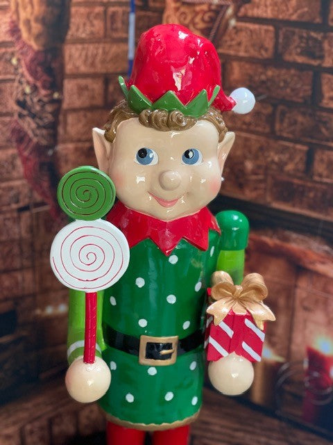 93CM ELF NUTCRACKER GSI009 (IN STORE ONLY PICK UP)