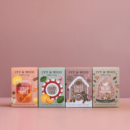IVY & WOOD - CANDY CANE CANDLE