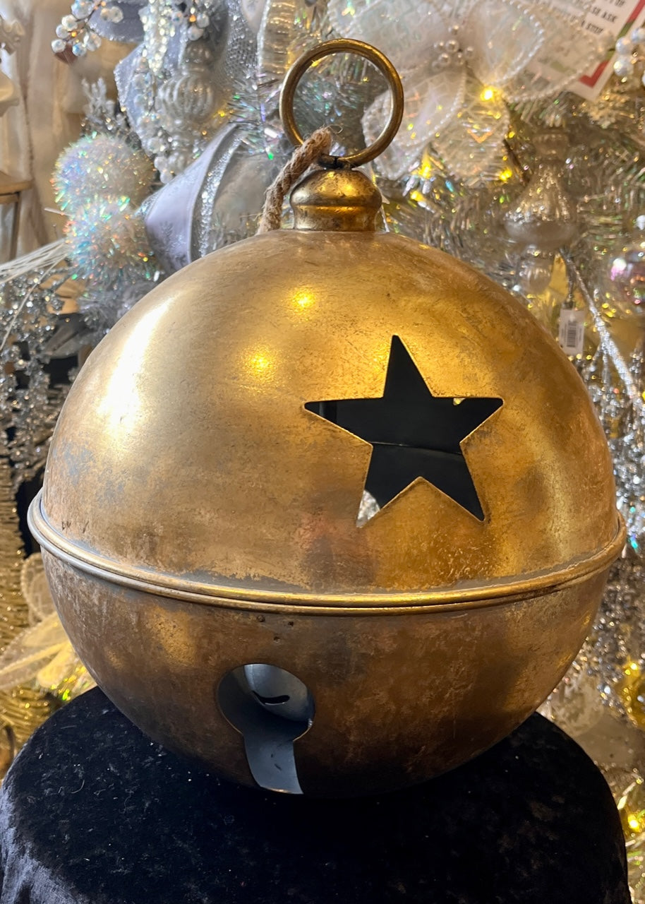 30 CM ANTIQUE GOLD BELL DCH001