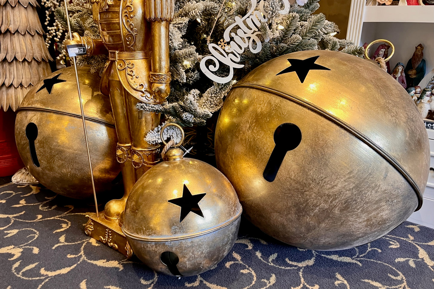 60 CM ANTIQUE GOLD BELL DCH009