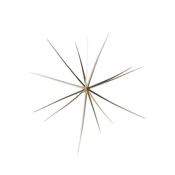 LARGE METALLIC GOLD STARBURST ORNAMENT ECQ002