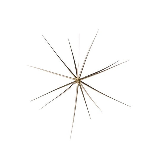 LARGE METALLIC GOLD STARBURST ORNAMENT ECQ002