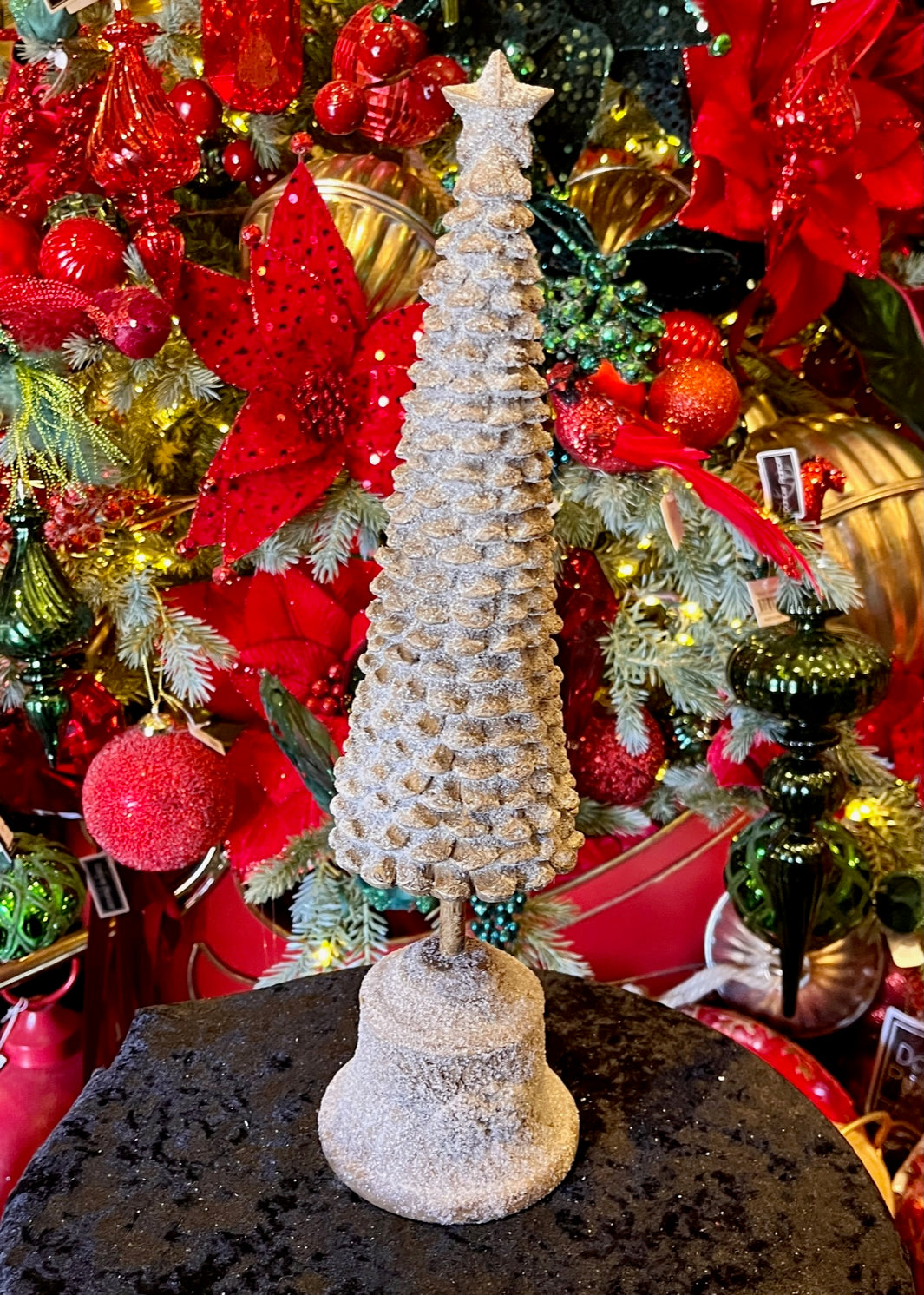 40.5 CM WINTER PINECONE TREE EXX011