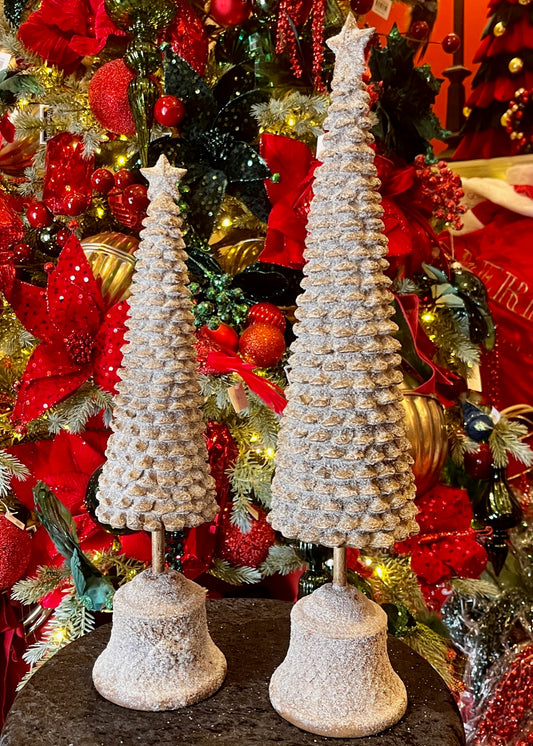 40.5 CM WINTER PINECONE TREE EXX011