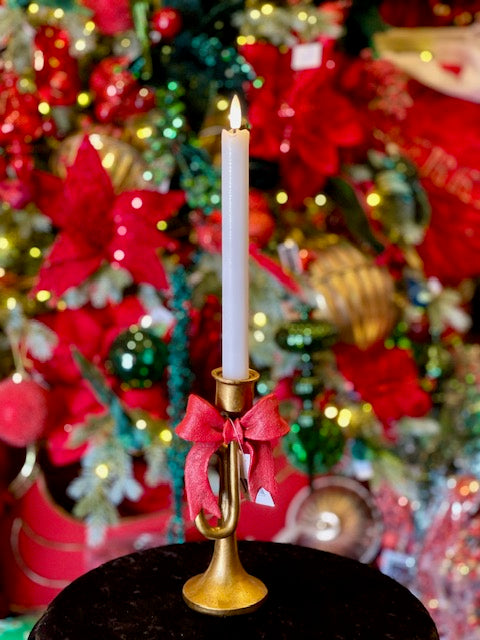 21 CM TRUMPET CANDLE HOLDER EXX036