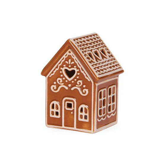 LED CERAMIC GINGERBREAD COTTAGE ECE101