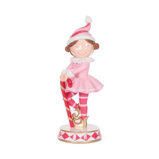 CHEEKY ELF WITH CANDY CANE EXV099