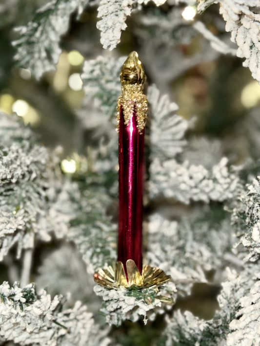 VINTAGE PINK CLIP CANDLE ECI163