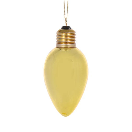 RETRO GOLD BULB ORNAMENT ECI182