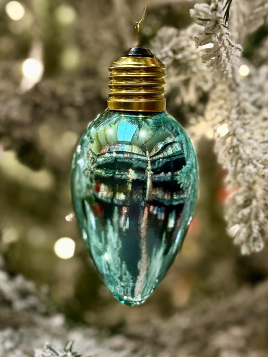 RETRO AQUA BULB ORNAMENT ECI183