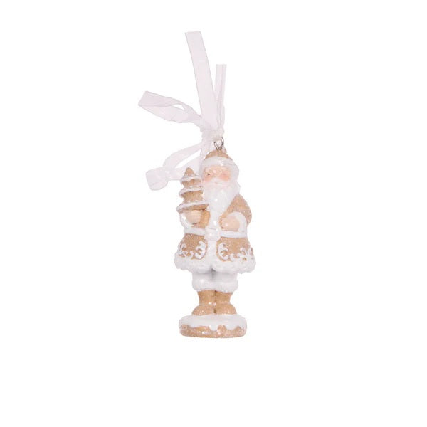 GINGERBREAD SANTA ORNAMENT EXJ011A