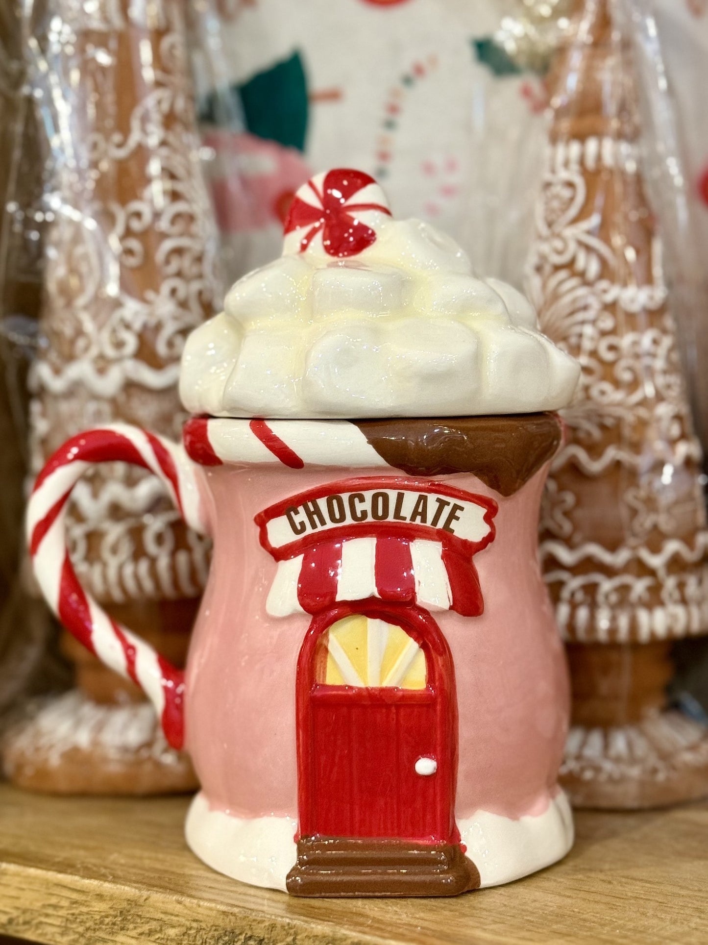 HOT CHOCOLATE STORE LIDDED MUG ECA168