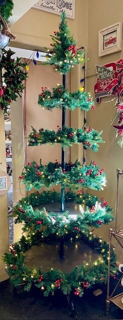 CHRISTMAS TREE 5 TIER LED GREEN FIR TREE (PICK UP IN STORE ONLY)