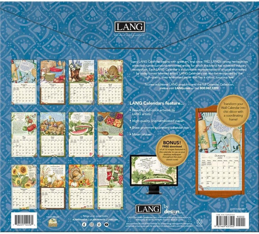 LANG CALENDAR 2026 - AMERICAN KITCHEN