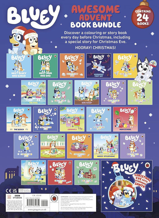 BLUEY AWESOME ADVENT BOOK BUNDLE - 24 BOOKS