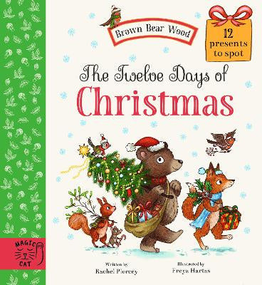 BROWN BEAR WOOD - 12 DAYS OF CHRISTMAS 12 PRESENTS TO FIND BOARD BOOK