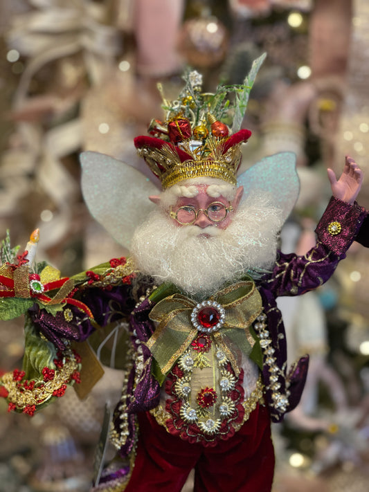 MARK ROBERTS CHRISTMAS EVE FAIRY STOCKING HOLDER 51-44790