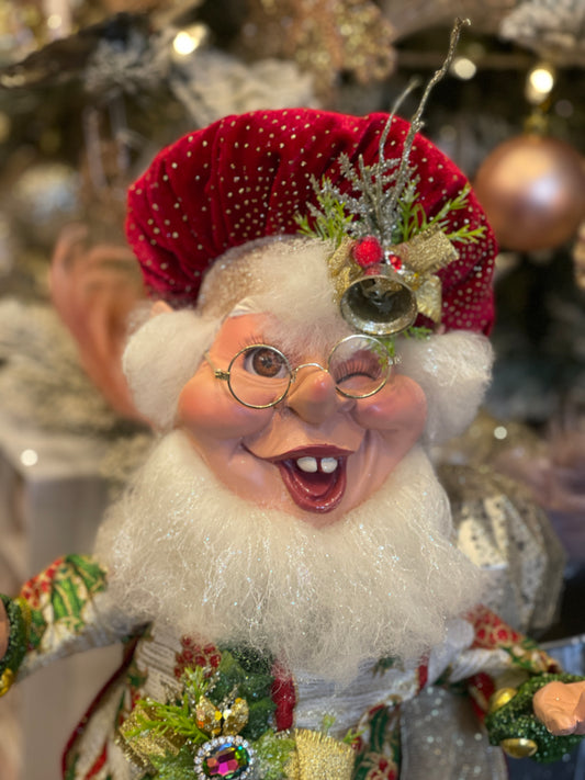 MARK ROBERTS MEDIUM ELF SPARKLING DECORATING 51-05562