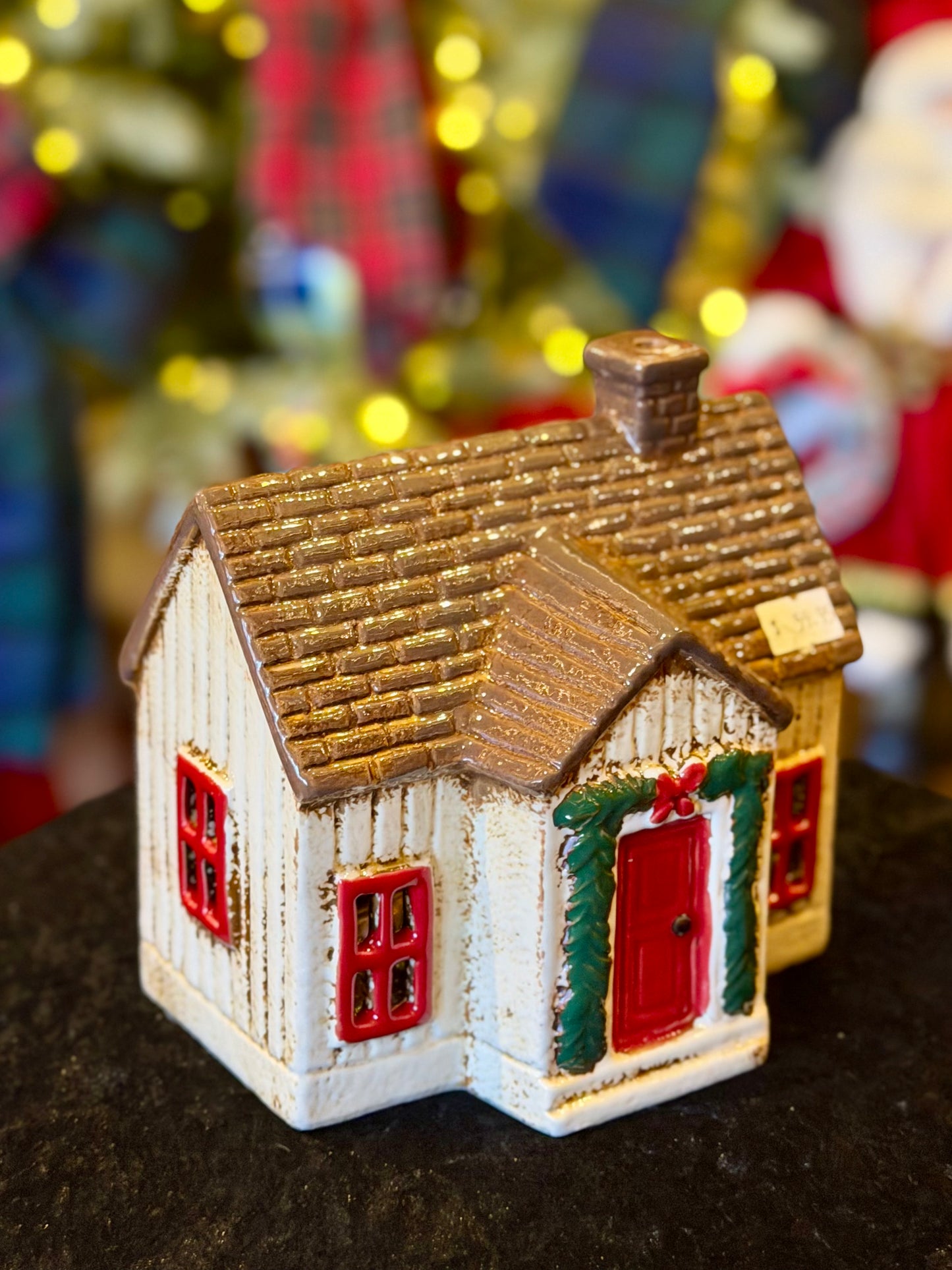 STONEWARE VILLAGE TEALIGHT HOUSE - Nordgard Garland Cottage YA0100
