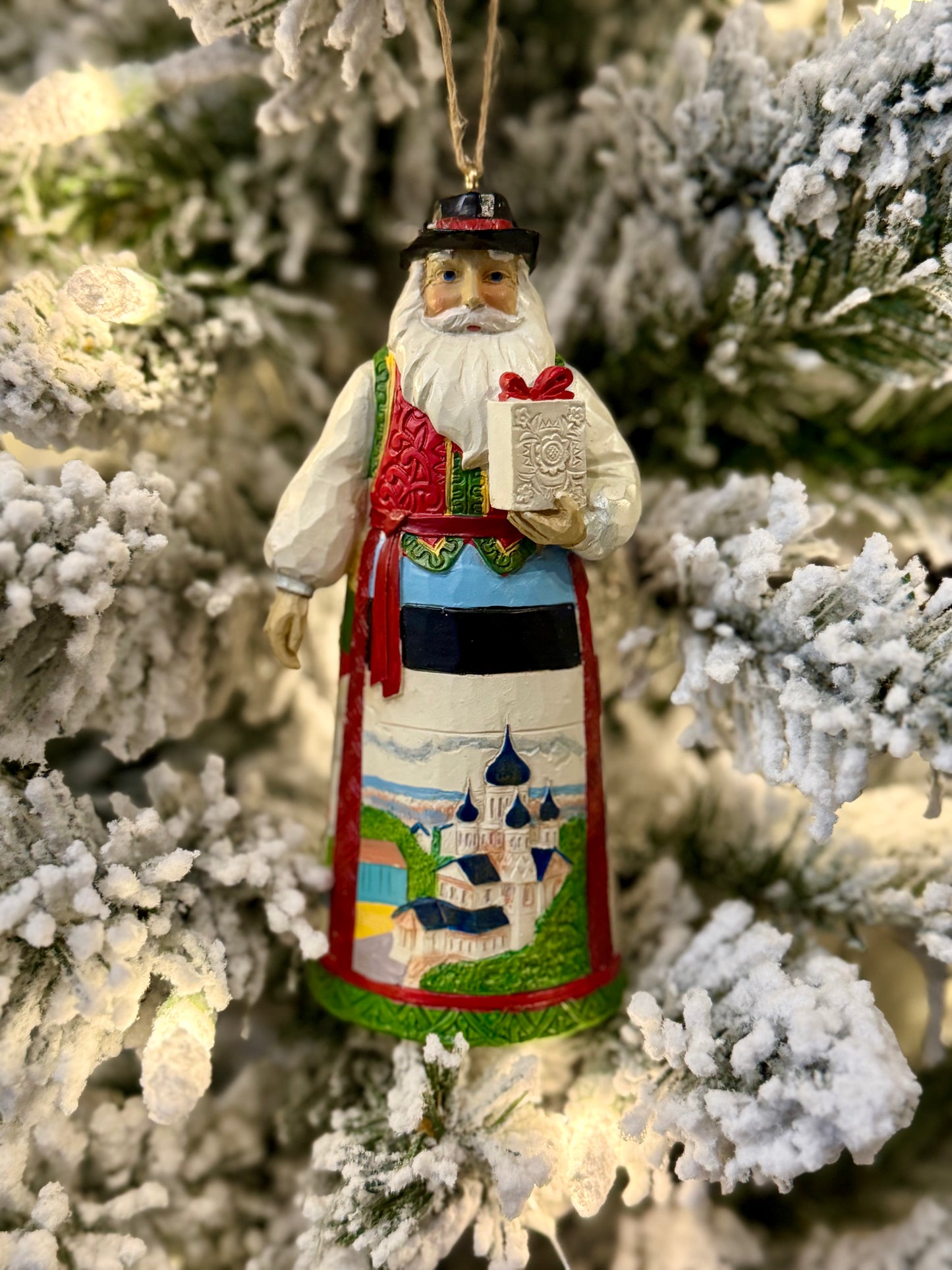 JIM SHORE HWC BALTIC SANTA HANGING ORNAMENT 6011686