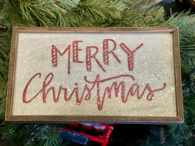 PRIMITIVES BY KATHY MERRY CHRISTMAS WOODEN SIGN 106722