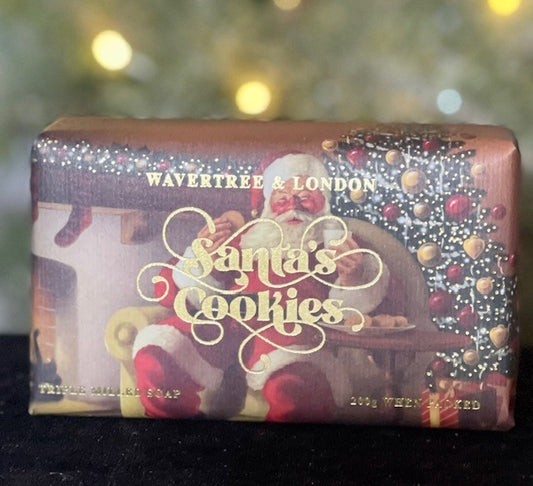 WAVERTREE & LONDON SANTA'S COOKIES SOAP BAR