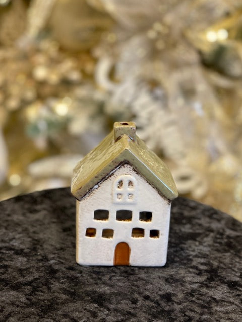 ALSACE TEA LIGHT VILLA OLIVE GREEN YA0039