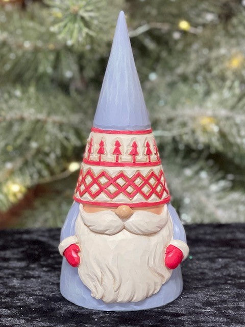 JIM SHORE HEARTWOOD CREEK NORDIC GNOME GREY HAT GOD JUL 6006624