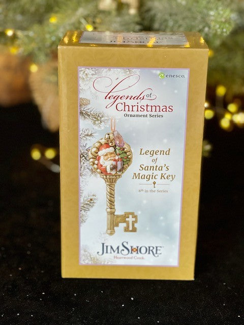 JIM SHORE HEARTWOOD CREEK -  LEGEND OF THE KEY HANGING ORNAMENT 6008099