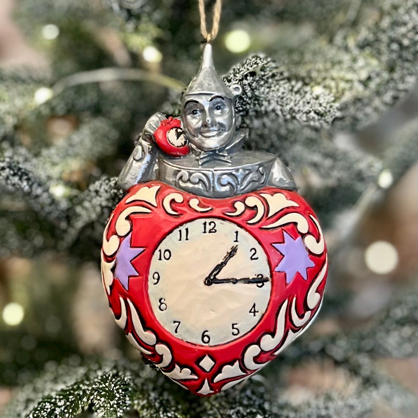 JIM SHORE WIZARD OF OZ - TIN MAN HEART HANGING ORNAMENT 6008312