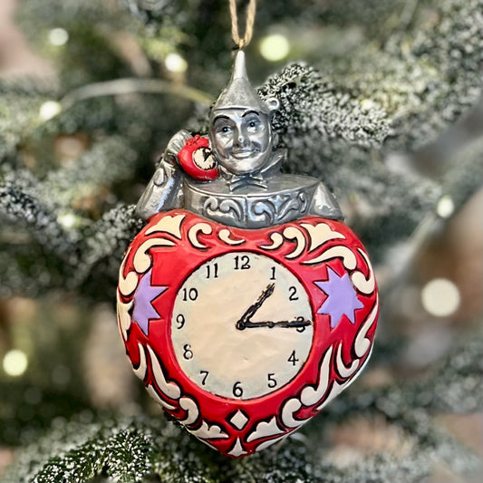 JIM SHORE WIZARD OF OZ - TIN MAN HEART HANGING ORNAMENT 6008312