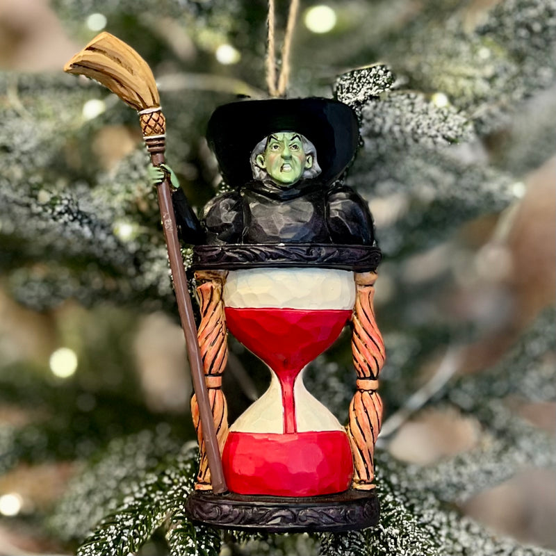 JIM SHORE WIZARD OF OZ - WICKED WITCH HOURGLASS HANGING ORNAMENT 6008314